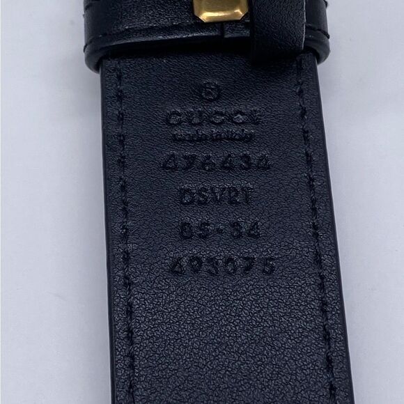 Gucci Belt With Square Buckle Black size 34 - Picture 10 of 11